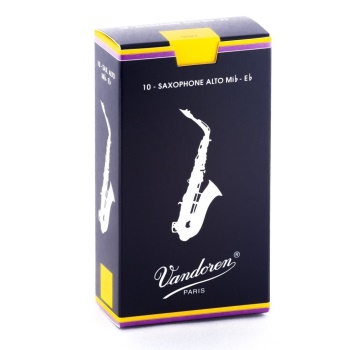 Vandoren Traditional Alto Saxophone Reeds, Box of 10