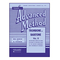 Rubank Advanced Method - Trombone or Baritone, Volume 2