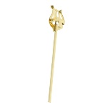 Low Brass Lyre with Straight Stem for Tuba, Baritone, or F Horn