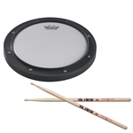 Percussion Accessory Kit 7: Remo 8" Practice Pad and Vic Firth 5AW Sticks