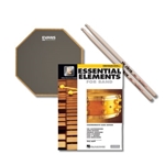 Percussion Accessory Pack: Essential Elements Book 1, 6" Practice Pad, SD-1 Sticks