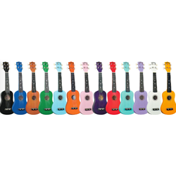 Diamond Head Rainbow Ukulele, Various Colors